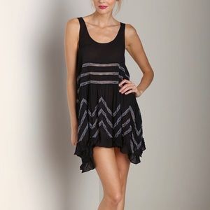 Free People Lace Trapeze Slip